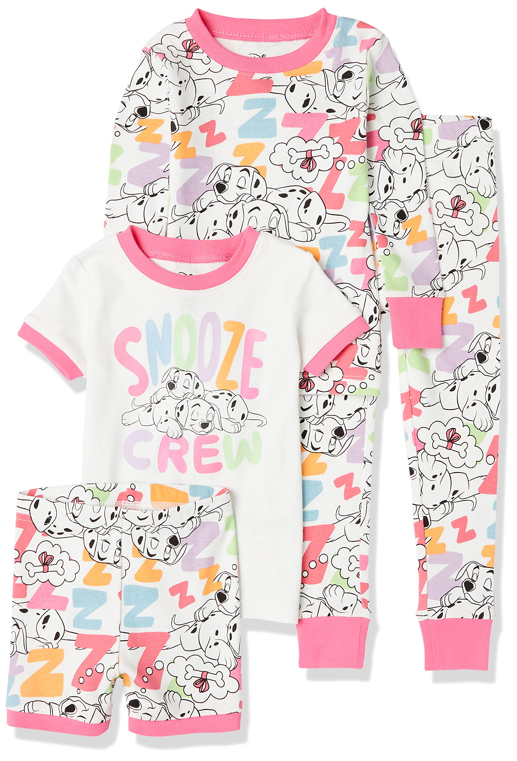 

Пижамный комплект Бренд Spotted Disney Marvel Star Wars Девочки Далматинцы Snooze 150 [Amazon Essentials] 4 предмета (Прежнее название Zebra)