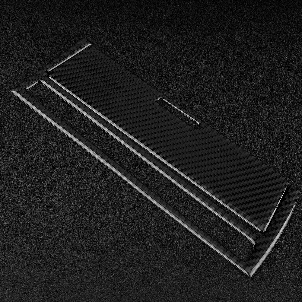 2pcs Carbon Fiber Car Cigar Lighter Trim Sticker Fits for 3 Series E46 1998 2005