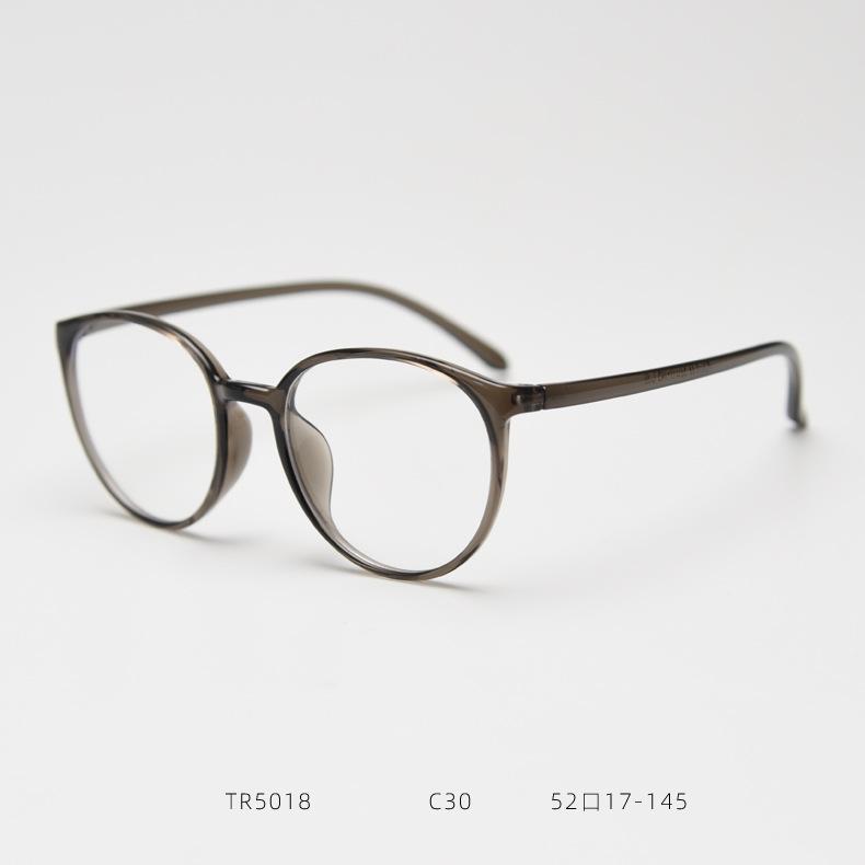 Anti Blue Rays Round Prescription Glasses For The Nearsighted Leopard Frame Ultrafine Student Myopia Glasses 0 -1.5 -3.5 -6.0