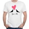Men's You Me for Dark Color Juniors Tshirt Short Sleeve Men Cotton T-shirt Sports T-shirt - Men's Summer Cotton Graphic Tee
