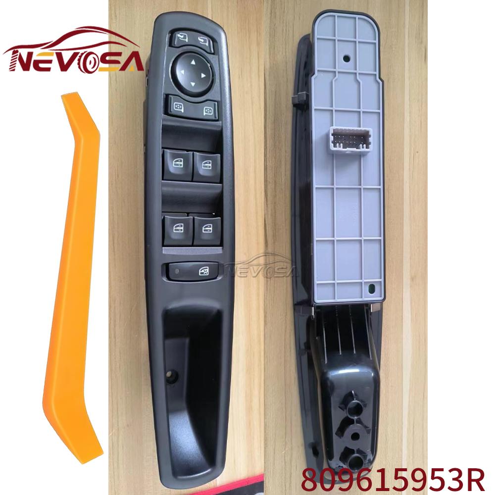 

809610017R Для Renault Grand Scenic 3 MK3 2009-2013 Передний Левый Водительский Главный Переключатель Управления Стеклоподъемниками Кнопка Стекла 809615953R 809610017R