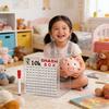 10K/20K Smash Box Money Saving Challenge,Clear Acrylic Piggy Banks Break To Open Cash Vaults,Cash and Coin Collection Box