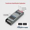 Ultra-thin Silent Indoor 220V To 24V LED Driver Transformer for Light Box, 60/400W, 12V Output