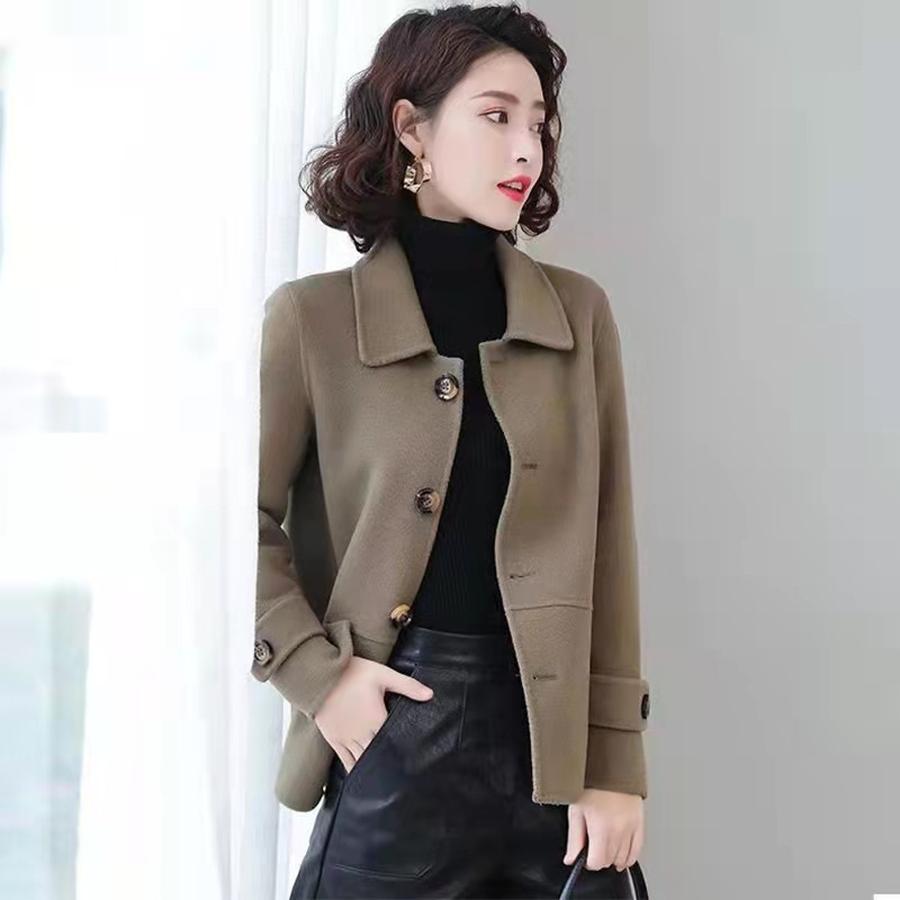 Style Women's Wool Coat Winter New Short Style Small Fragrance Loose Fashion