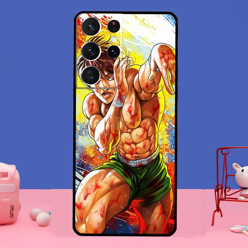 Baki the Grappler Manga Anime Phone Case For Samsung Galaxy S22 Ultra S8 S9 S10 Plus Note 20 Ultra S20 FE S21 Ultra