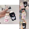 Fluffy Cat Keychain With Chef Costume Plush Toy For Anime Fans