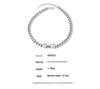 Chic European & American Fashion Stainless Steel Necklace & Bracelet Set - Light Luxury Decorative Chain