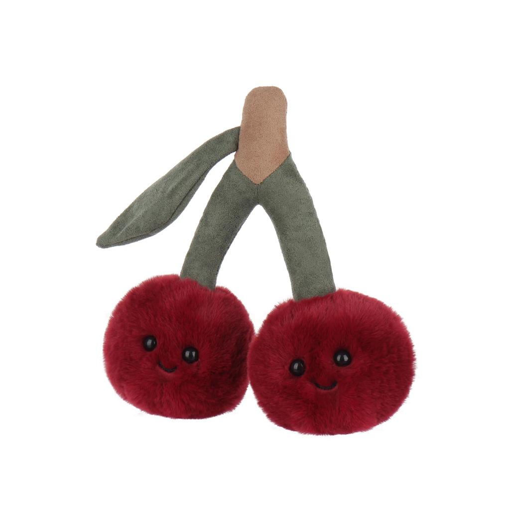 Apricot Lamb Delicious Cherry Plush Toy, Soft and Cute, Fluffy Delicious Cherry for Boys and Girls, 20cm