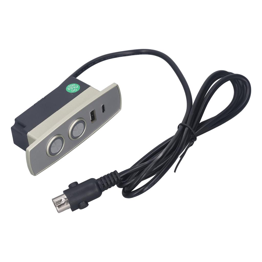 Electric Recliner Controller ABS 2 Button 5 Pin Straight Head Electric Sofa Lift Chair Hand Control