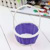 Beautiful Hand Made Storage Baskets Plastic Vine Wicker Flower Basket  For Plant Home Wedding