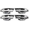 Gloss Black Car Styling Door Handle + Bowl Cover Trim Kits Exterior Accessories For Toyota RAV4 2019 2020 2021 2022 2023 2024