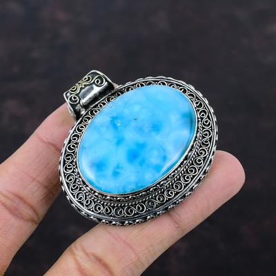 Ciondolo Smithsonite Ciondolo in argento sterling 925 Ciondolo vintage Ciondolo fatto a mano Gioielli nuovi di zecca Ciondolo con pietra preziosa autentica Gioielli in argento per regalo