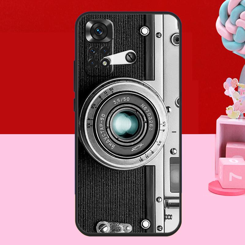 

Retro Camera Vintage Case For Xiaomi Redmi Note 11 10 12 13 14 15 Pro Plus Redmi 15 C 14C 10C 12C 13C Soft Cover Redmi Note 12 Pro 4G