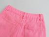Women's Plus Size Pink High-Waist Straight-Leg Jeans (Summer 2022)