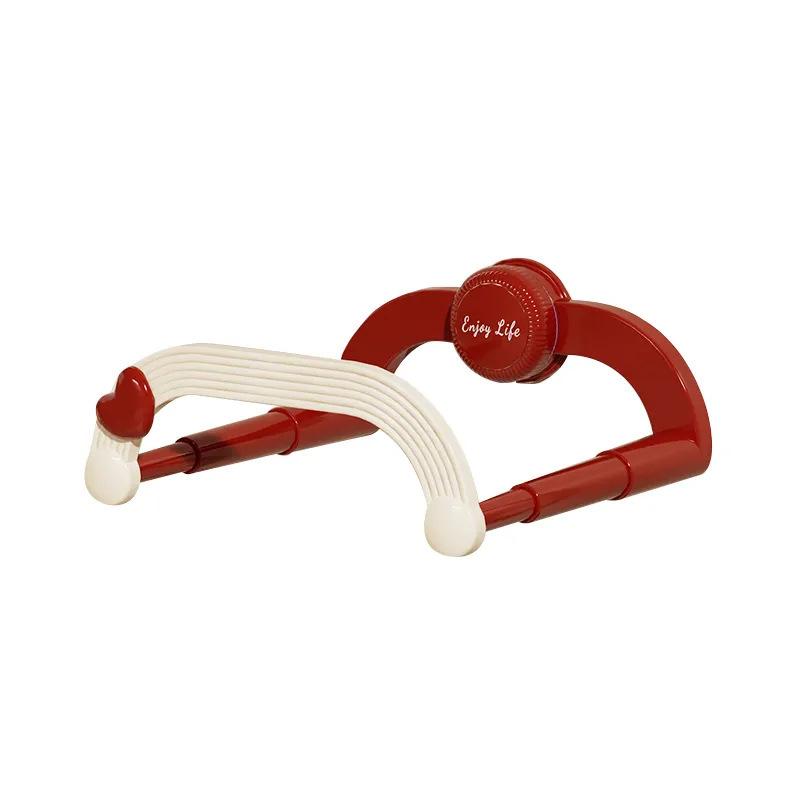 Heart-shaped Suction Cup Washbasin RackTelescopic Storage Rack Non-perforated Storage Rack Draining Rack