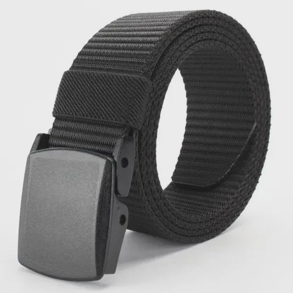 Unisex Durable Nylon Tactical Belts with Snaps – Versatile for Students