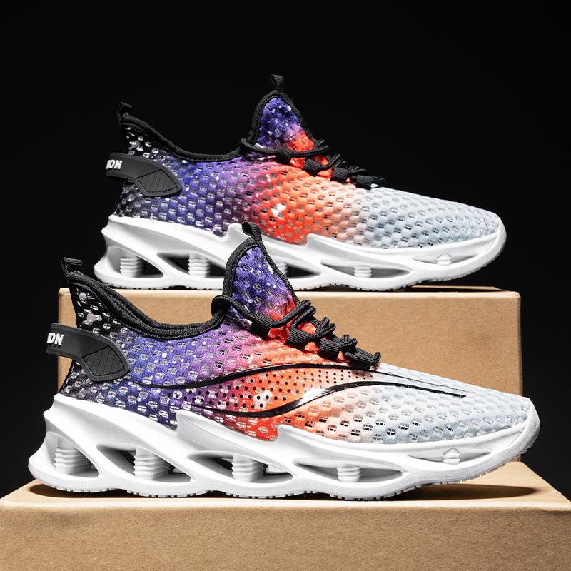 Fashion New Men's Running Shoes Fashion men Casual shoes Mesh Breathable Sneakers Lightweight Comfortable Tenis Sports Training Footwear