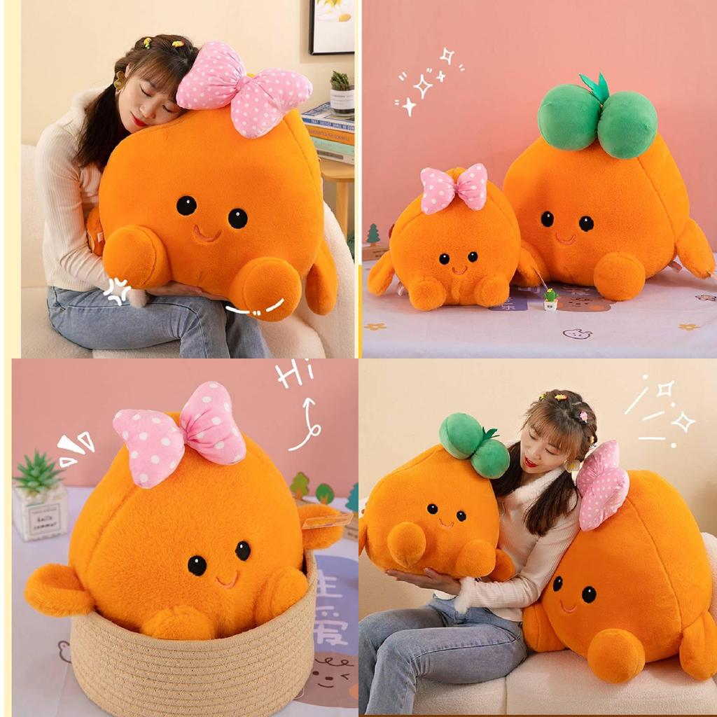 Cute Plush Toy Stuffed Animal Doll Soft Pillow Gift For Girls Cartoon Style