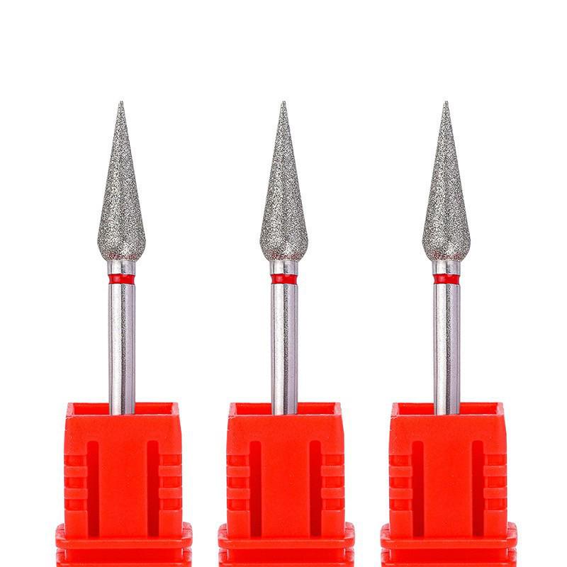Diamond Nail Drill Bit for Cuticle Removal - Russian Style Grinding Head, Nail Salon Tool