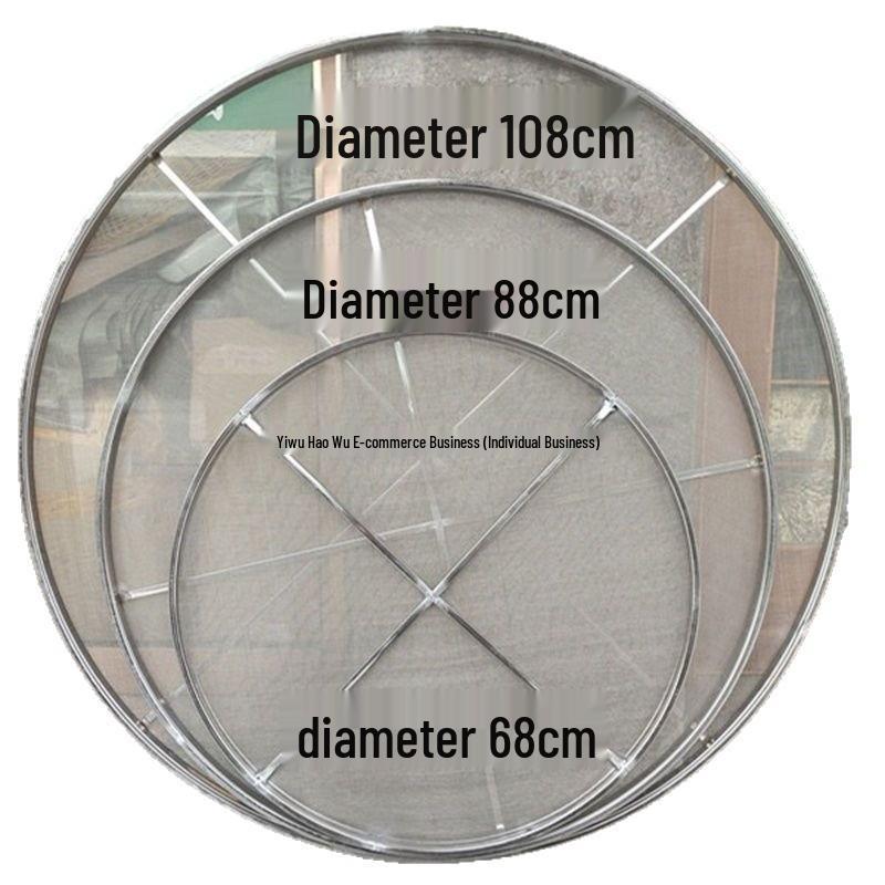 Cernătoare rotundă din plasă de oțel inoxidabil pentru copt și ceai