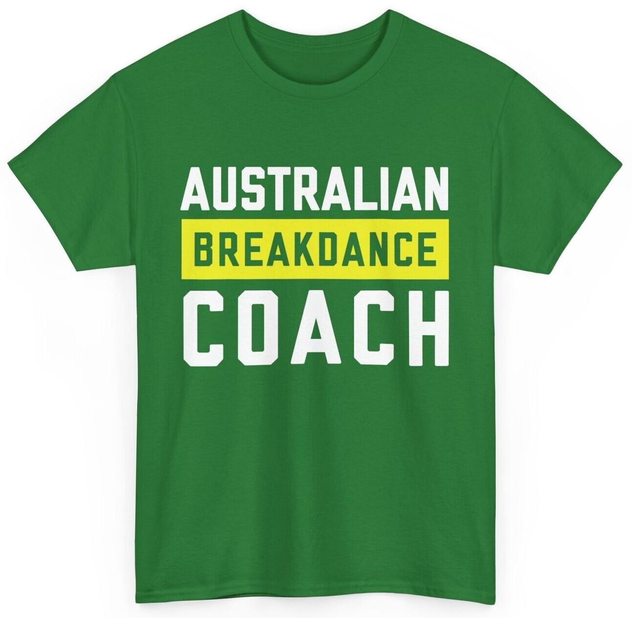 Australian Breakdancing Costume Coach Break Dancer Matching T-shirt S