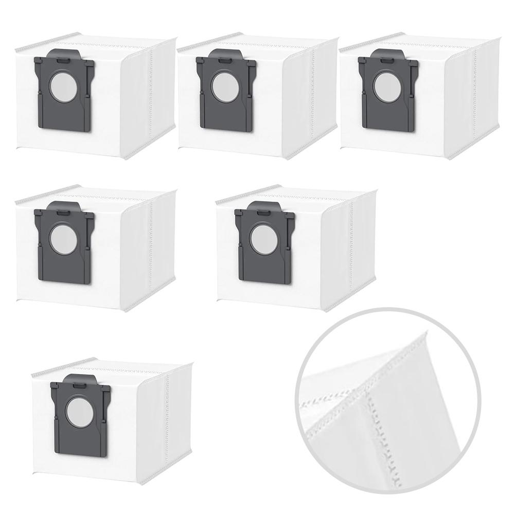 Vacuum Bags For MOVA E40 Ultra Robot Cleaner, 6-Pack Replacement Dust Bag With HEPA Filtration, Sealed Closure