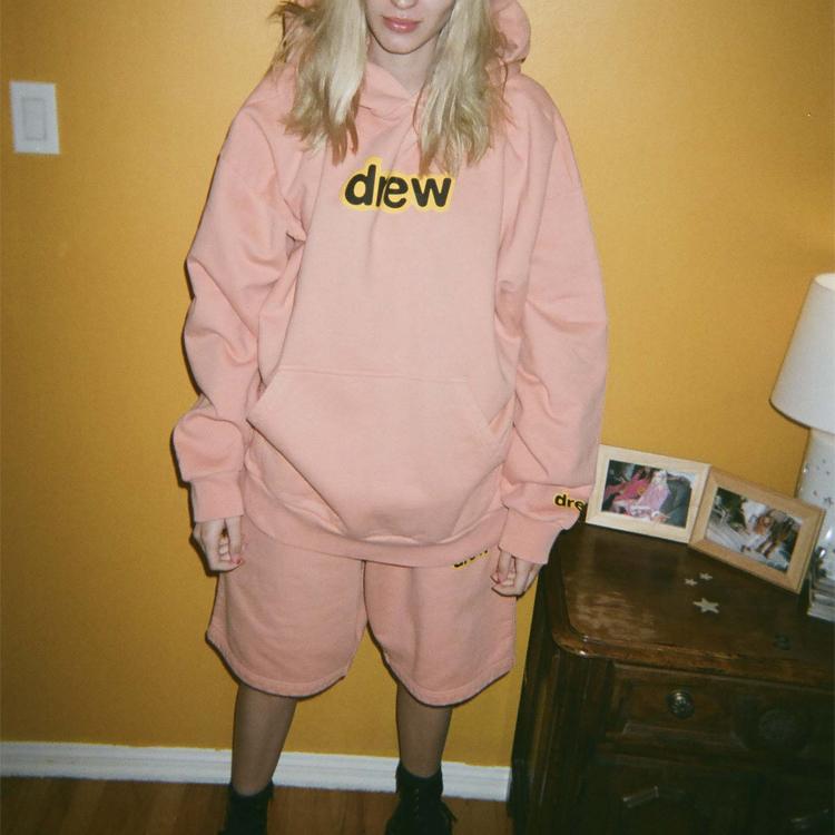 Drew House Sweatshirt Unisex Peach Pink DR-FW20-110