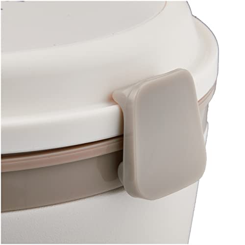 PEARL METAL Insulated Donburi Lunch Jar, 1060ml, White, Home Label, HB-4744