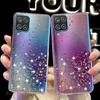 Colorful Glitter Epoxy Soft Case For Samsung Galaxy A12 A32 A42 A52 A72 5G Bling Star TPU Back Cover For Samsung S21 S30 Plus Ultra Phone Case Bumper