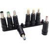 DC Adapter 8 Connector Set DC Power Adapter Converter, 5.5mm x 2.1mm Female to Male Jack Converter for Laptop, CD, MD, Tape Recorder, Radio Power