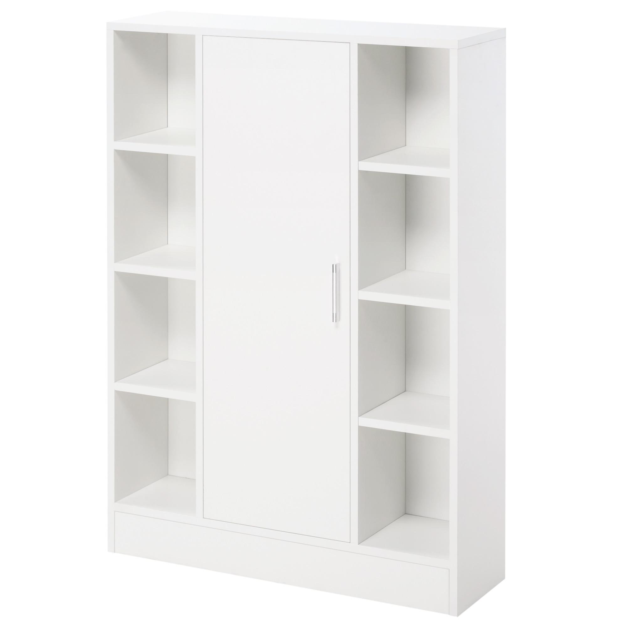 Floor-Standing Wooden Bathroom Cabinet with 8