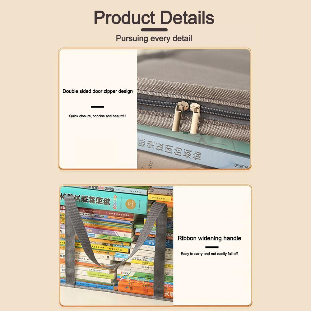 Wasserdichte Transparente Buchaufbewahrungstasche Multifunktionaler Buchsammlungsbehälter Schüler