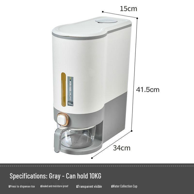 Sealed Insect-Proof Rice Storage Bin with Moisture Protection