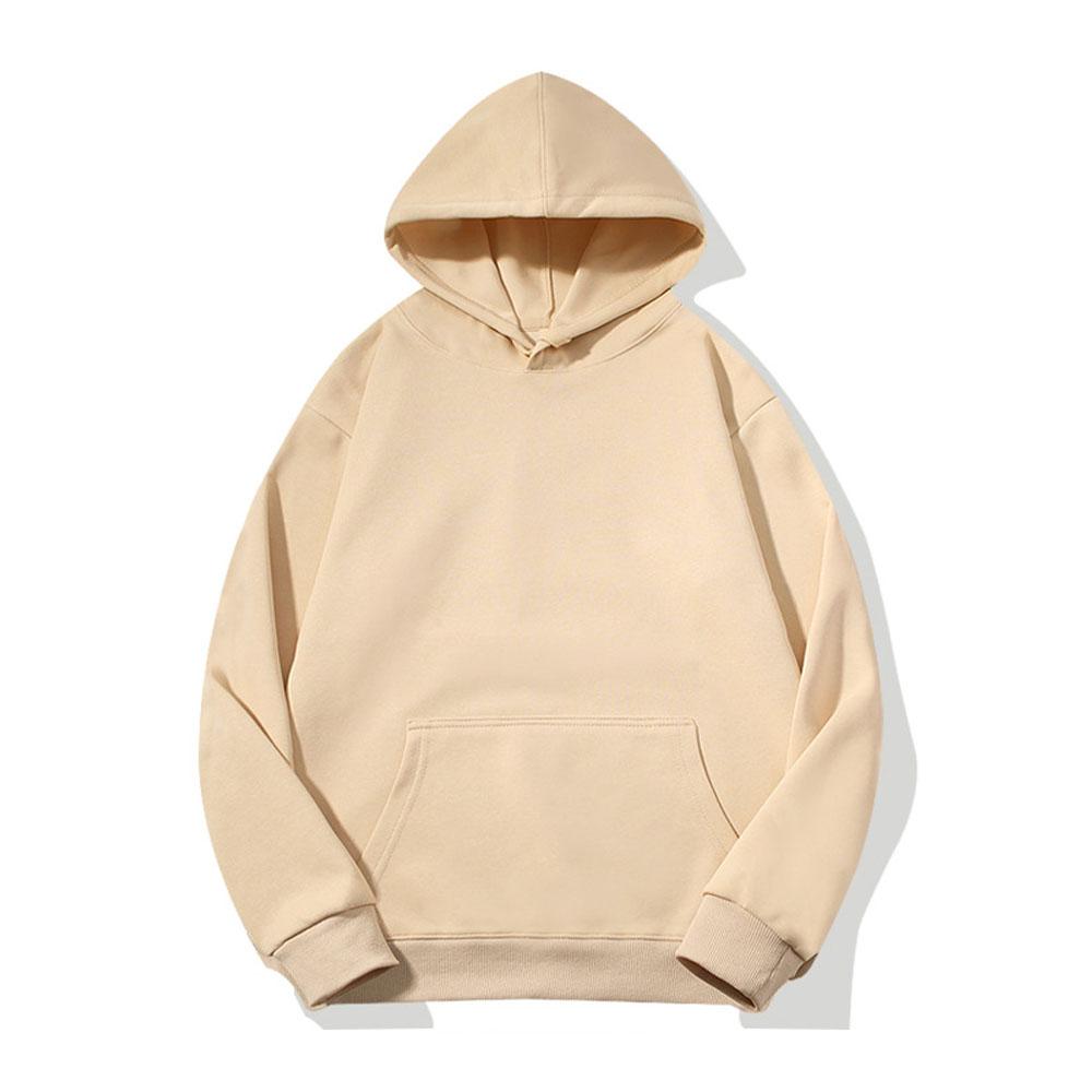 

Мужские и женские свободные хлопковые плюс бархатные пальто осень-зима с капюшоном толстовки пальто пуловеры толстовки для женщин уличная одежда 4XL бежевый