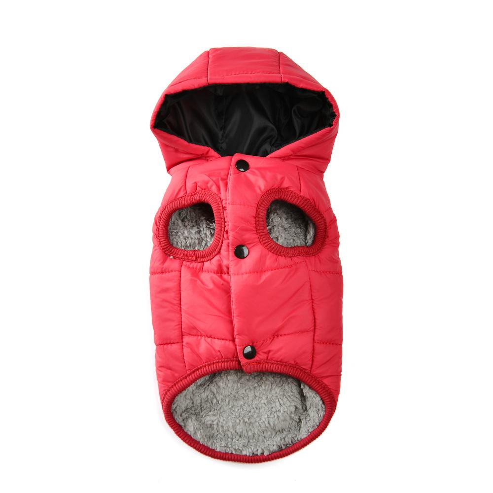 Fleece Dog Hoodie Winter Clothes For Small Medium Dogs Cat Vest Coat Thicken Waterproof French Bulldog Chihuahua Pug Overalls