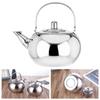 Stainless Steel Teapot with Filter Metal Stovetop Camping Coffee Pot Removable Infuser Kitchen Tea Kettle Boiling Water Pot