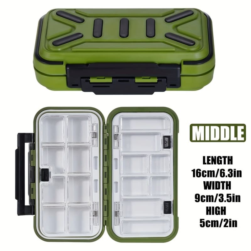 Waterproof Fishing Accessories Box Storage Tool Box Fishing Gear Soft Bait Fish Hook Storage Box Lead Box Sea Fishing Tools Large Capacity