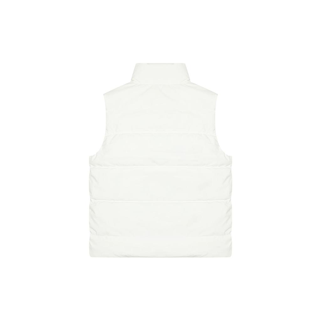 New Balance Pocket Puffer Down Vests Men's White Stand Collar Moderate Other AMV24360-CIC