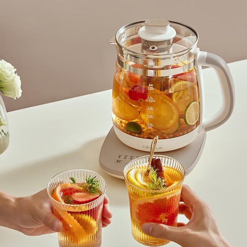 Bear 1.8L Glass Multi-function Health Kettle CN plug (adapter included)