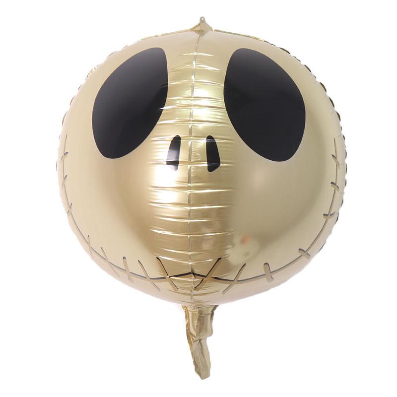 

20 шт. 22 дюйма 4D череп голова Хэллоуин глазное яблоко вечеринка ужас атмосфера украшение глазное яблоко воздушный шар плавающий наружный декор для вечеринки