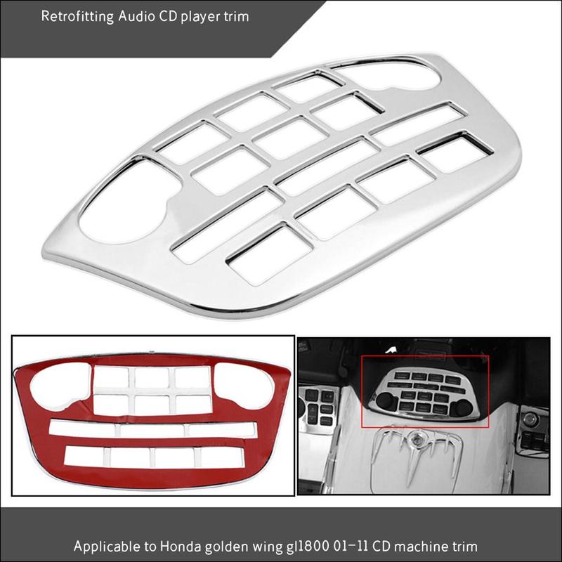 NEW ABS Chrome Panel Decoration for Goldwing GL1800 2001-2011