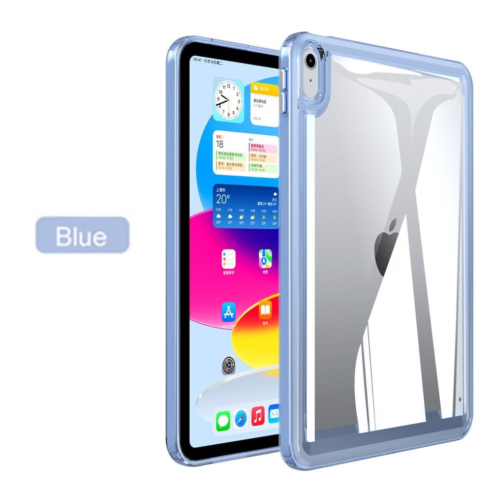 For iPad 10 10th Generation Case Hard Jelly Silicone Edge Back Cover For Apple iPad 10 10th Gen 2022 A2696 10.9 Inch Funda Cases