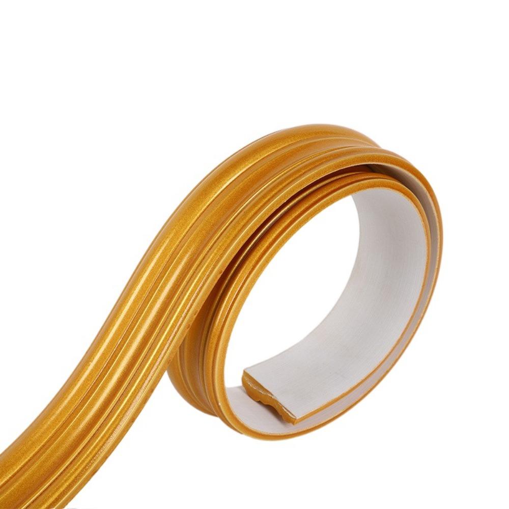 Peel and Stick Wall Base Self Adhesive Skirting Line Durable Molding Trim Strip  Wall Protection