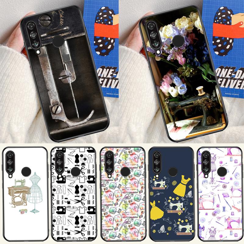 Sewing Machine For Huawei Nova 12s 12i 11i 8i 9 10 SE Y91 Y90 Y60 Y70 Y72 Y61 P20 P40 P30 Lite P60 Pro Case