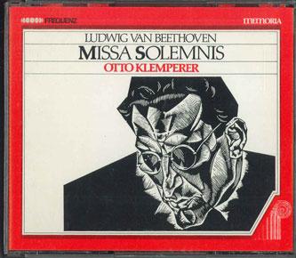 

CD OTTO KLEMPERER - Beethoven Missa Solemnis Op.123 CMB2 MEMORIA Italy Classical Used