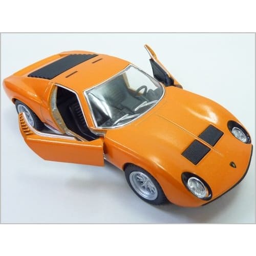 Kinsmart Lamborghini Miura P400SV 1/34 Scale Diecast Model Car (orange)