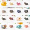Cute Cat Resin Art Figurine With Crystals For Home Office Decor Gift For Kids