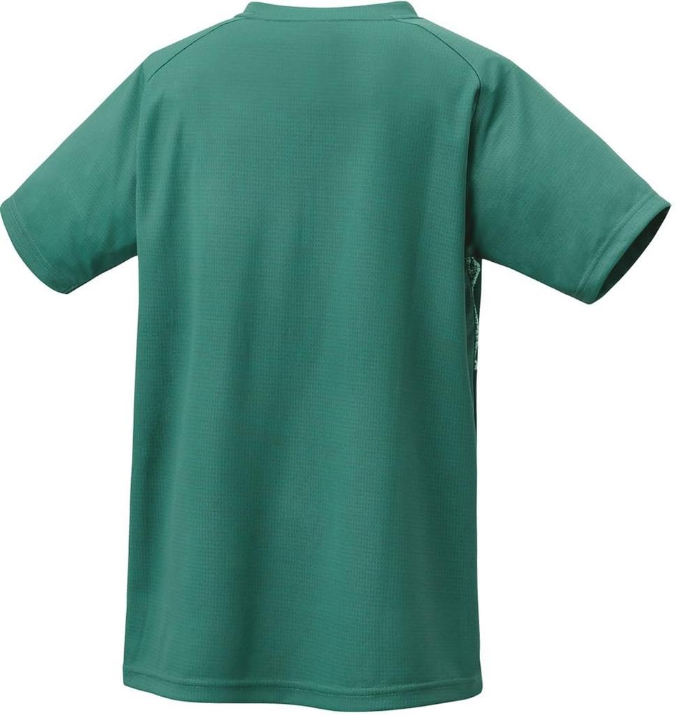 Yonex Short Sleeve Game Antique Green J140 Kids' Shirt, (648)