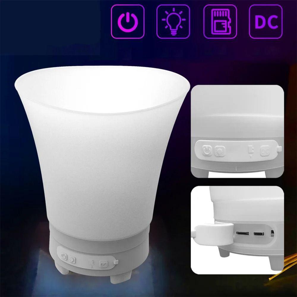 with Bluetooth speaker LED Ice Bucket Colorful Radiant Light Up Ice Cube  KTV