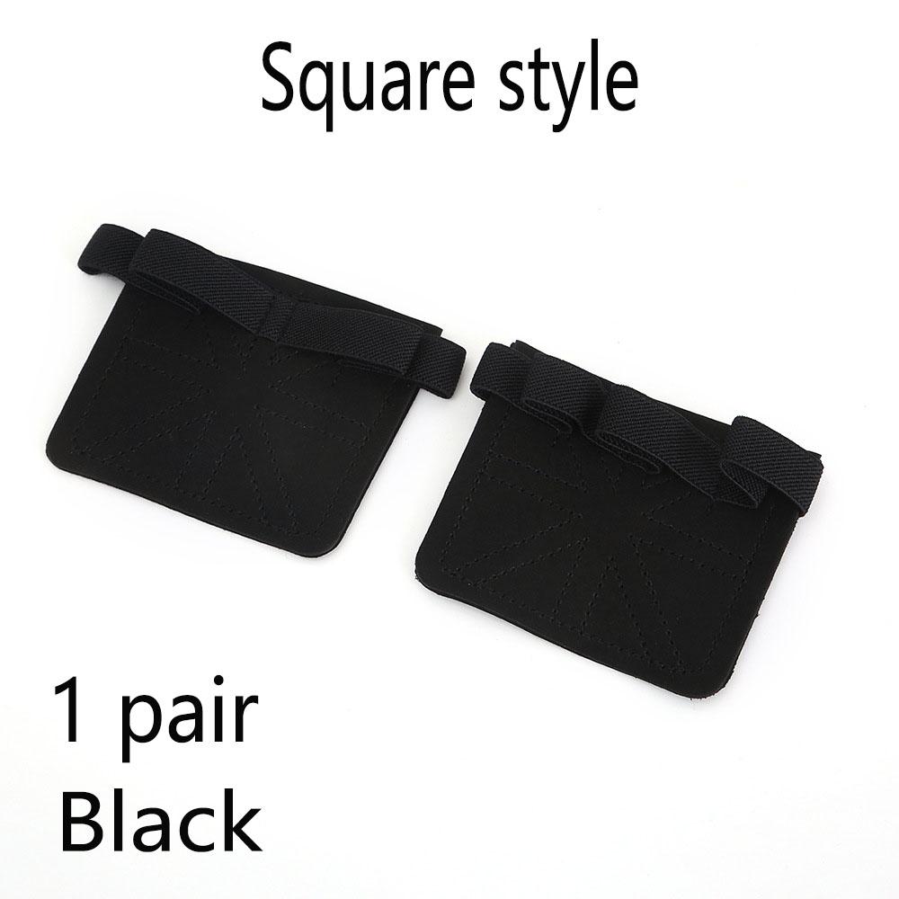 Non-Slip Bovine Hide Weight Lifting Gloves For Women And Men Four Fingers Palm Protection Gym Training Accessories